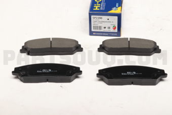 SP1590 BRAKE PAD FRONT TO CAMRY 2012- Hi-Q