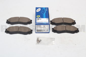 SP2011 BRAKE PAD FRONT MI L200 4WD 1996-2000 