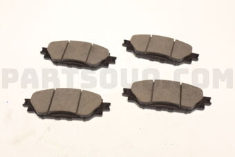 BRAKE PAD FRONT 04465-0K420 TO HILUX 201708- HI-Q SP4243