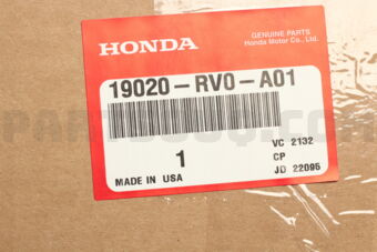 19020RV0A01 FAN,COOLING