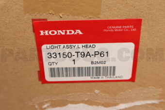 33150T9AP61 HEADLIGHT ASSY., L