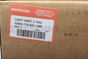 33550T1GE01 TAILLIGHT ASSY., L