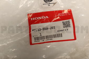 43153S5AJ02 SHOE COMP RR BRAKE