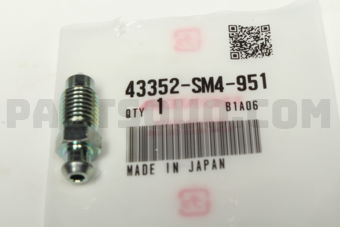 43352SM4951 SCREW,BLEEDER