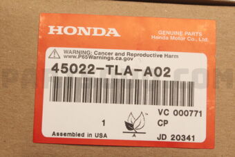45022TLAA02 SET PAD FR(18CL-1