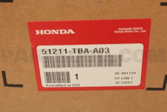 51211TBAA03 KNUCKLE R FR