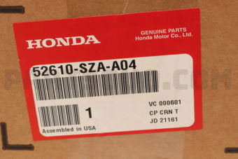 52610SZAA04 DAMPER ASSY,RR