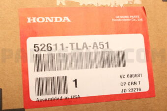 52611TLAA51 ABSORBER UNIT, RR. S