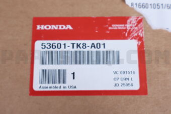 53601TK8A01 G/BOX COMP P/S (L