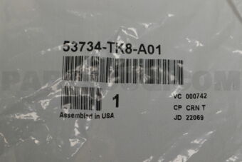 53734TK8A01 HOSE,P/S RETURN