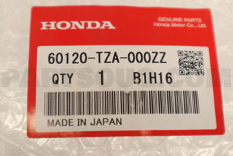 60120TZA000ZZ HINGE COMP., R. HOOD