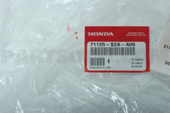 71125TR3A01 Honda COVER, FR. GRILLE