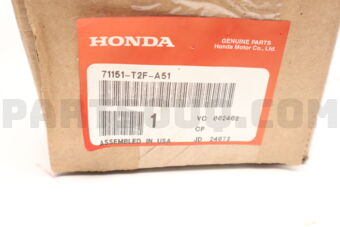 71151T2FA51 MOLDING, FR. BUMPER