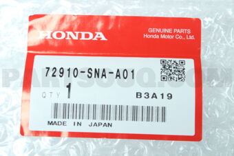 72910SNAA01 MLDG ASSY,R RR DO