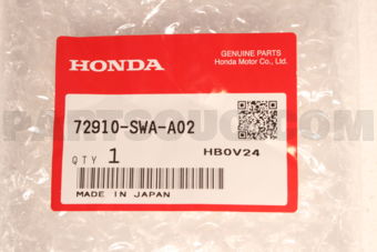 72910SWAA02 MLDG ASSY,R RR DO