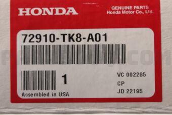 72910TK8A01 MLDG ASSY,R SL DO