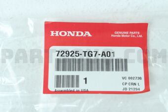72925TG7A01 MOLDING ASSY., R. RR