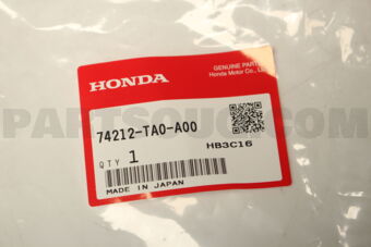 74212TA0A00 COVERR,HOODHING