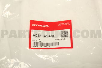 74222TA0A00 COVERL,HOODHING