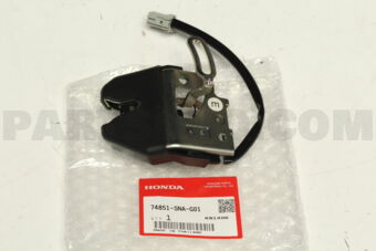 74851SNAG01 LOCK,TRUNK(MANUAL
