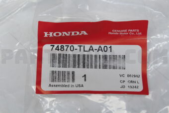 74870TLAA01 STAY ASSY., L. TAILG