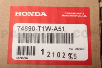 74890T1WA51 GARN ASSY,RR LICE