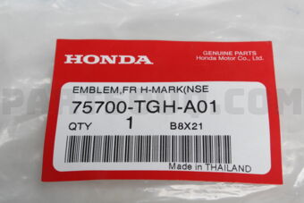 75700TGHA01 EMBLEM, FR. (H)