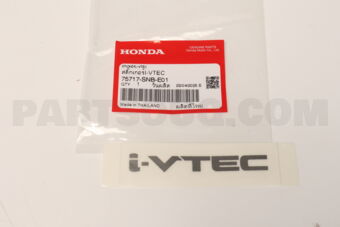 75717SNBE01 STICKER,I-VTEC