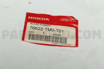 76622TM0T01 BLADE RUBBER