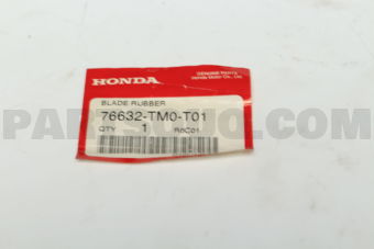 76632TM0T01 BLADE RUBBER