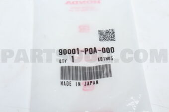 90001P0A000 BOLT-WASH., SPL M6X3