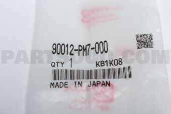 90012PM7000 BOLT B, HEAD COVER