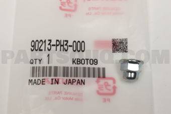 90213PH3000 NUT HEX, CAP 6MM