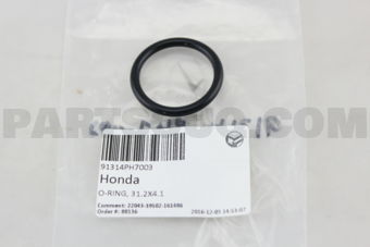 91314PH7003 O-RING, 31.2X4.1