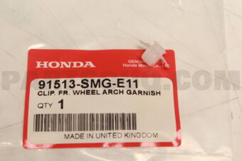 91513SMGE11 CLIP,FR W/ARCH GA
