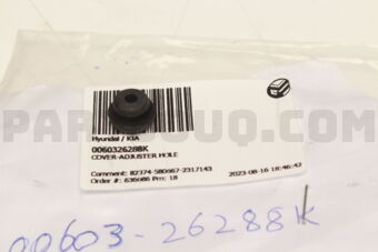 0060326288K COVER-ADJUSTER HOLE
