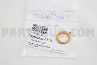 0063613651 WASHER-NOZZLE