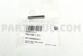 0K20111317 KEY-CRANKSHAFT