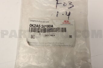 0K2A520180A DAMPER-PULSATION
