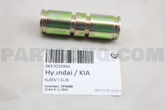 0K30C33662 SLEEVE-SUB