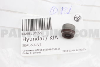 0K55110155 SEAL-VALVE