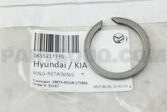 0K55217335 RING-RETAINING     *