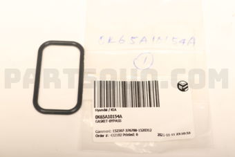 0K65A10154A GASKET-BYPASS