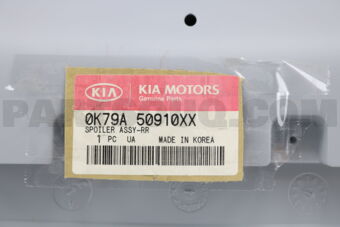 0K79A50910XX SPOILER ASSY-RR