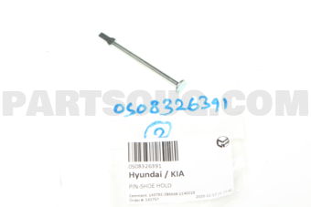0S08326391 PIN-SHOE HOLD