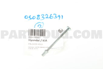 0S08326391 PIN-SHOE HOLD