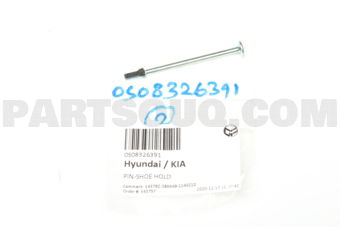 0S08326391 PIN-SHOE HOLD