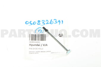 0S08326391 PIN-SHOE HOLD
