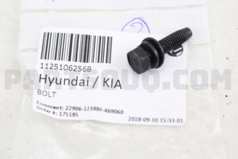 1125106256B BOLT