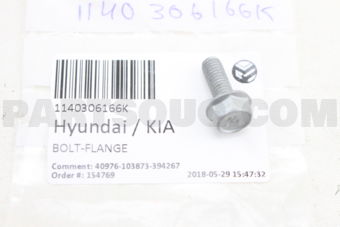 1140306166K BOLT-FLANGE
